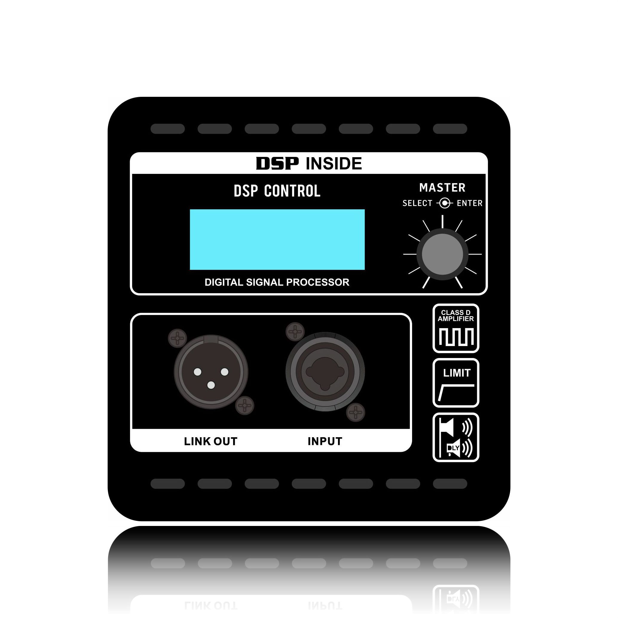 QMC800X Pro مضخم طاقة مصفوفة الخط النشط
