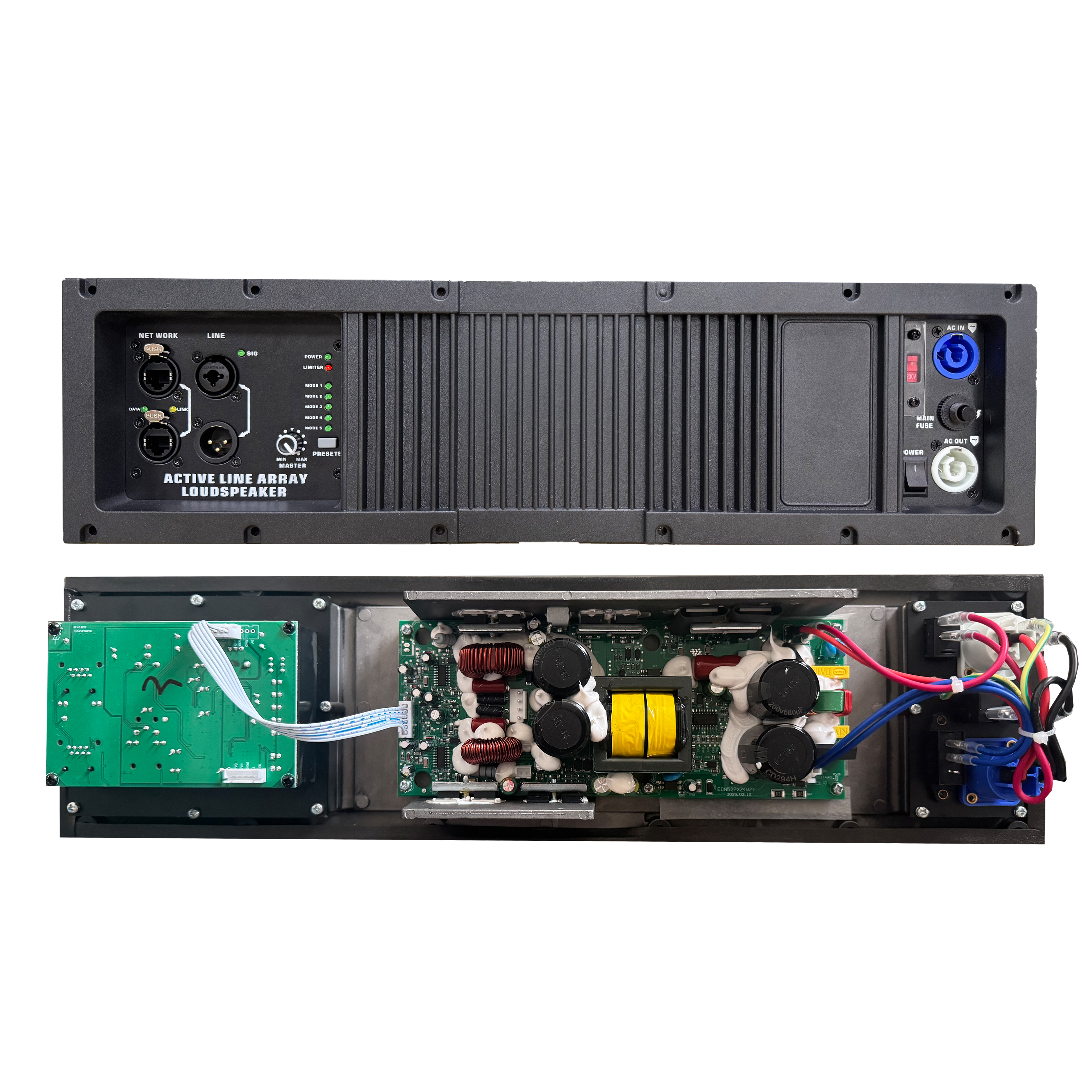 HG485-212 مضخم نظام صفيف الخط النشط مع موصلات RJ45